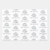 FRIENDS™ | Koffie-Mok Waterverf Inpakpapier Vel (Voorkant 2)