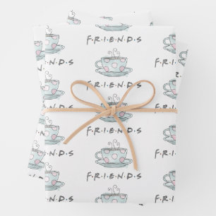 FRIENDS™   Koffie-Mok Waterverf Inpakpapier Vel