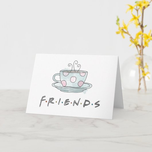 FRIENDS™ | Koffie-Mok Waterverf Kaart (Gele Bloem)