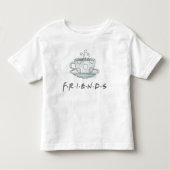 FRIENDS™ | Koffie-Mok Waterverf Kinder Shirts (Voorkant)