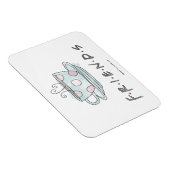 FRIENDS™ | Koffie-Mok Waterverf Magneet (Rechterzijde)