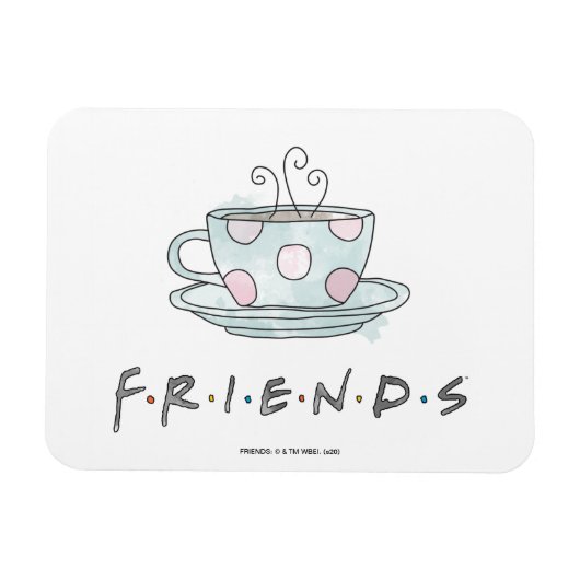 FRIENDS™ | Koffie-Mok Waterverf Magneet (Horizontaal)