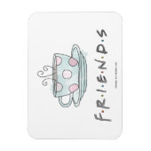 FRIENDS™ | Koffie-Mok Waterverf Magneet (Verticaal)