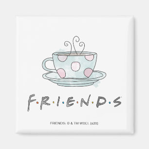 FRIENDS™   Koffie-Mok Waterverf Magneet