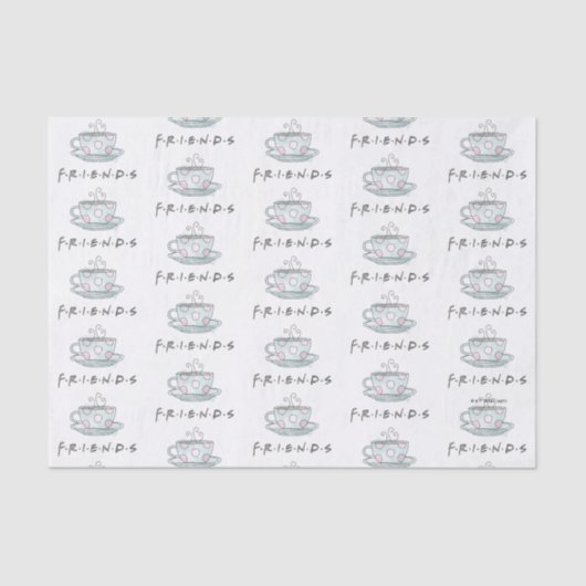 FRIENDS™ | Koffie-Mok Waterverf Tissuepapier (Voorkant)
