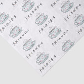 FRIENDS™ | Koffie-Mok Waterverf Tissuepapier (Detail)