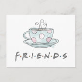 FRIENDS™ | Koffie-Mok Waterverf Uitnodiging Briefkaart (Voorkant)