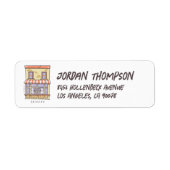 FRIENDS™ | Koffiewinkel voor Cartoon in centrale p Etiket (Voorkant)