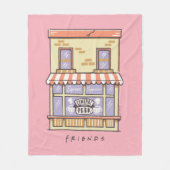 FRIENDS™ | Koffiewinkel voor Cartoon in centrale p Fleece Deken (Voorkant)