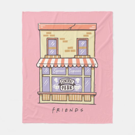 FRIENDS™ | Koffiewinkel voor Cartoon in centrale p Fleece Deken (Voorkant)