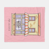 FRIENDS™ | Koffiewinkel voor Cartoon in centrale p Fleece Deken (Voorkant (Horizontaal))
