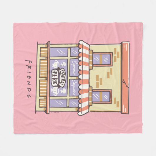 FRIENDS™ | Koffiewinkel voor Cartoon in centrale p Fleece Deken (Voorkant (Horizontaal))