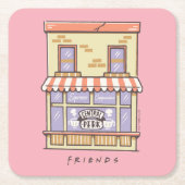FRIENDS™ | Koffiewinkel voor Cartoon in centrale p Kartonnen Onderzetters (Voorkant)