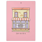 FRIENDS™ | Koffiewinkel voor Cartoon in centrale p Klembord (Achterkant)