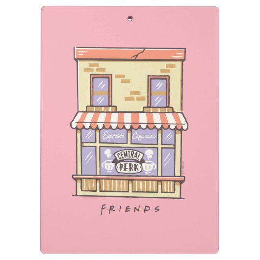 FRIENDS™ | Koffiewinkel voor Cartoon in centrale p Klembord (Achterkant)