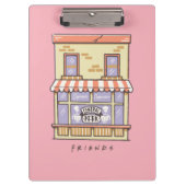 FRIENDS™ | Koffiewinkel voor Cartoon in centrale p Klembord (Voorkant)