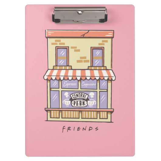 FRIENDS™ | Koffiewinkel voor Cartoon in centrale p Klembord (Voorkant)
