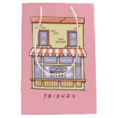 FRIENDS™ | Koffiewinkel voor Cartoon in centrale p Medium Cadeauzakje (Voorkant)