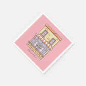 FRIENDS™ | Koffiewinkel voor Cartoon in centrale p Servet (Hoek)