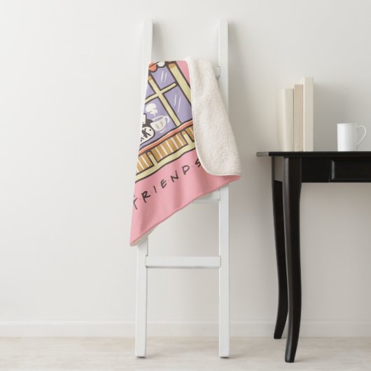 FRIENDS™ | Koffiewinkel voor Cartoon in centrale p Sherpa Deken (In situ)