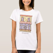 FRIENDS™ | Koffiewinkel voor Cartoon in centrale p T-shirt (Voorkant)