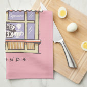 FRIENDS™ | Koffiewinkel voor Cartoon in centrale p Theedoek (Quarter Fold)