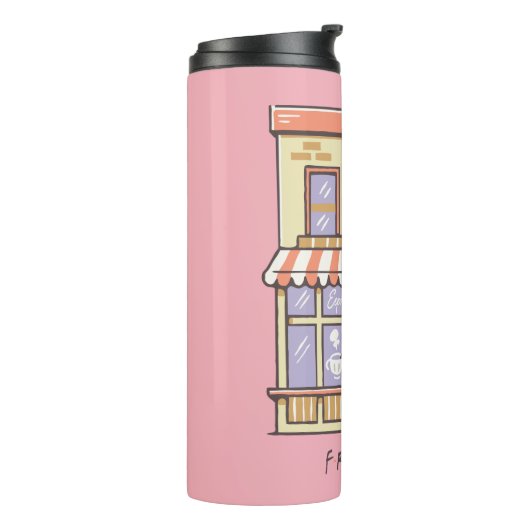 FRIENDS™ | Koffiewinkel voor Cartoon in centrale p Thermosbeker (Gedraaid links)