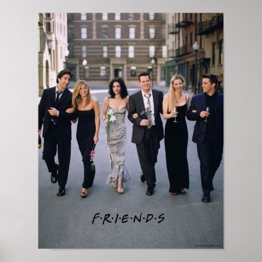 FRIENDS™ | Koppels in formele kleding Poster (Voorkant)