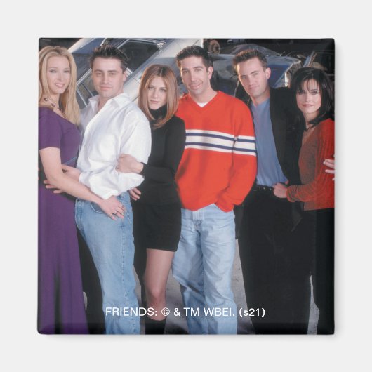 FRIENDS™ | Koppels in Straatkleren Magneet (Voorkant)