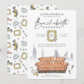 FRIENDS™ | Laatste vlucht vóór het ringbandje Kaart (Voorkant / Achterkant)