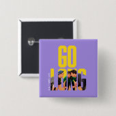 FRIENDS™ | Lange prijsopgave Vierkante Button 5,1 Cm (Voorkant /achterkant)