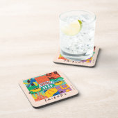 FRIENDS™ | Levendige beelden met centrale perk Bier Onderzetter (Rechterzijde)