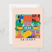 FRIENDS™ | Levendige beelden met centrale perk Briefkaart (Voorkant / Achterkant)