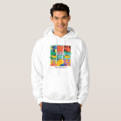 FRIENDS™ | Levendige beelden met centrale perk Hoodie (Voorkant volledig)