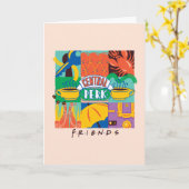 FRIENDS™ | Levendige beelden met centrale perk Kaart (Gele Bloem)