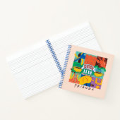 FRIENDS™ | Levendige beelden met centrale perk Notitieboek (Binnen)