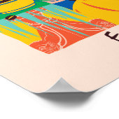 FRIENDS™ | Levendige beelden met centrale perk Poster (Hoek)