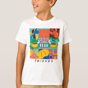 FRIENDS™   Levendige beelden met centrale perk T-shirt
