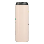 FRIENDS™ | Levendige beelden met centrale perk Thermosbeker (Achterkant)