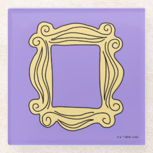 FRIENDS™   Lijst peulgat Glazen Onderzetter