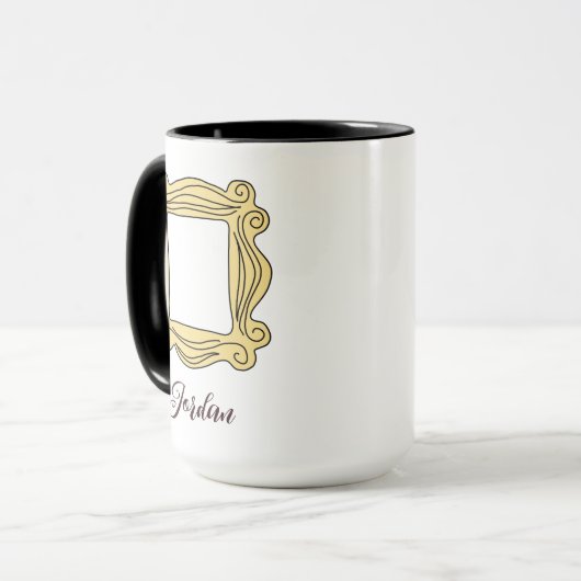 FRIENDS™ | Lijst peulgat | Jouw namen toevoegen Mok (Voorkant links)