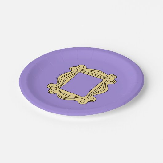 FRIENDS™ | Lijst peulgat Papieren Bordje (Gekanteld)