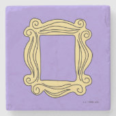 FRIENDS™ | Lijst peulgat Stenen Onderzetter (Voorkant)