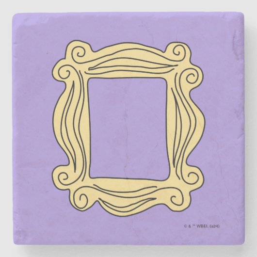 FRIENDS™ | Lijst peulgat Stenen Onderzetter (Voorkant)