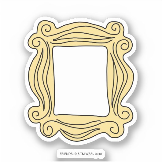 FRIENDS™ | Lijst peulgat Sticker (Voorkant)