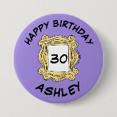 FRIENDS™ | Lijst van de vogelstand Ronde Button 7,6 Cm (Voorkant)