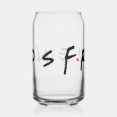 FRIENDS™ Logo Blikvorm Glas (Rechts)