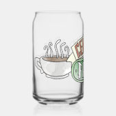 FRIENDS™ | Logo centrale Waterverf Blikvorm Glas (Voorkant)