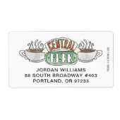 FRIENDS™ | Logo centrale Waterverf Etiket (Voorkant)