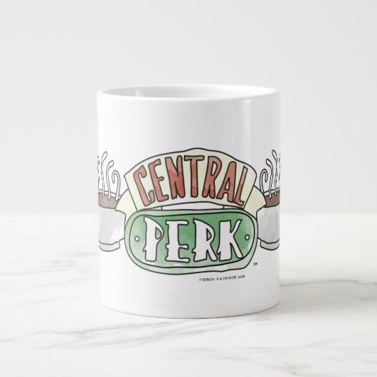 FRIENDS™ | Logo centrale Waterverf Grote Koffiekop (Voorkant)